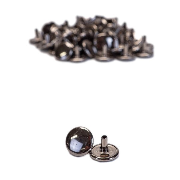 LTSP.Gunmetal.Regular Cap.50pk.01.jpg Line 20 Snap Parts Image